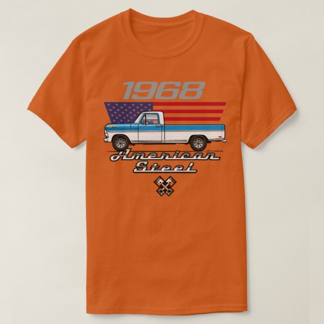 Camiseta 68 American Steel1 (Frente do Design)