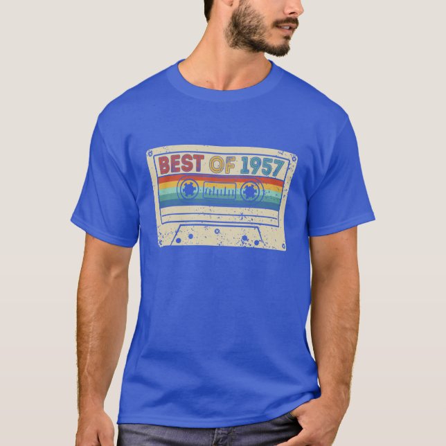 Camiseta 68 Birthday T-shirt, 1957 Birthday T shirt, (Frente)