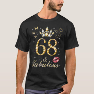 Camiseta 68 E Fabuloso 68 Anos De Idade E Fabul