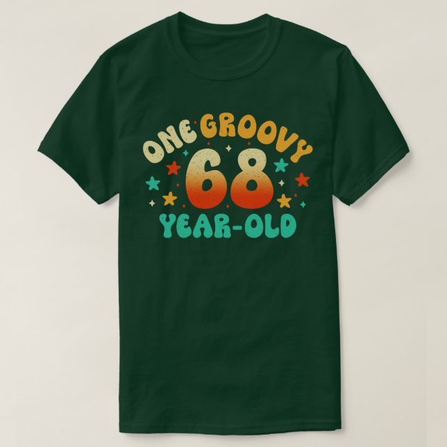 Camiseta 68.o aniversário 2 (Frente do Design)