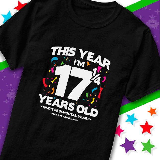 Camiseta 69º Aniversário Ano Mortal Dia do Salto Ano Fev 29 (Criador carregado)