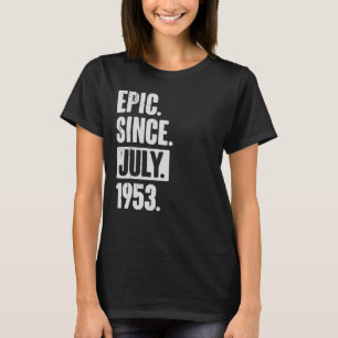 Camiseta 69 anos de idade 69 anos Epic de aniversário desde