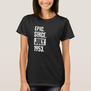 Camiseta 69 anos de idade 69 anos Epic de aniversário desde