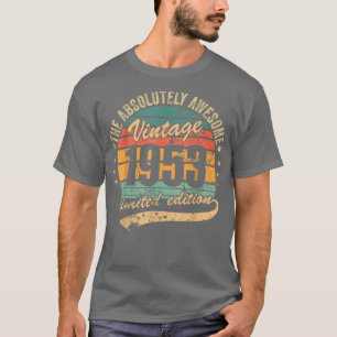 Camiseta 69 anos Vintage 1953 Limited Edition 69th Bir