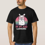 Camiseta 69th Birthday Llamazing Llama 69 Year Old Birthday<br><div class="desc">Retro Vintage Style Birthday Gift Design Perfect To Pair With Shorts,  Leggings Or Jeans For A Casual Yet Trendy Look. Humorous Funny Humor Birthday Gift Outfit For Family Member,  Loved One Or Yourself. Matches Loads Of Clothes. GET YOURS TODAY!</div>