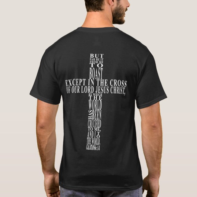 Camiseta 6:14 de GABC Galatians (Verso)