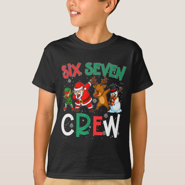 Camiseta 6 7 Christmas 6 7 Squad Gen Alpha Christmas Gen Al (Frente)