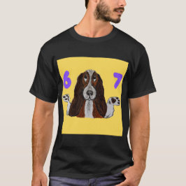 Camiseta 6 7 Funny Crazy Doggie T-shirt