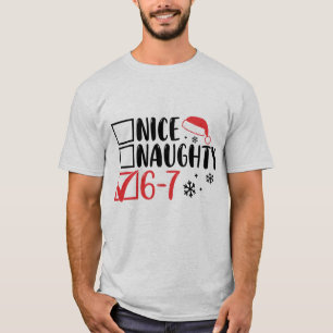 Camiseta “6 7” Lista de Natal da Santa: