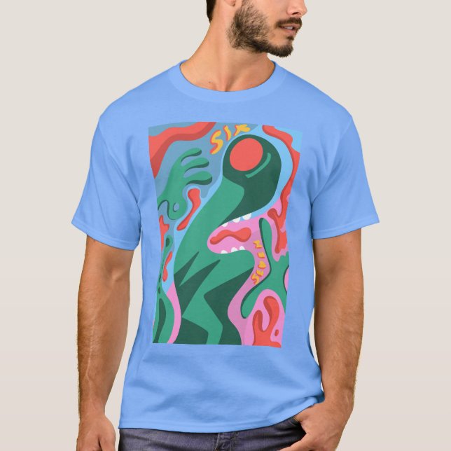 Camiseta 6 7 Martian alien (Frente)