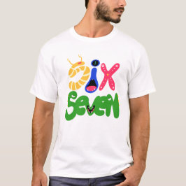 Camiseta 6 7 Monstros