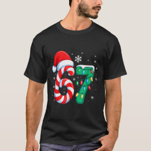 Camiseta 6 7 Natal Divertido Seis Sete 67 Meme Homens Mulhe