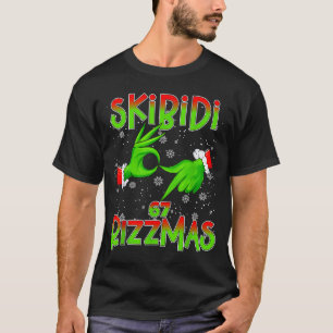 Camiseta 6 7 Natal Skibidi Rizzmas 67 Meme Gen Alpha Sl