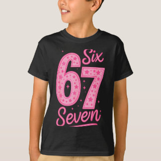 Camiseta 6 7 Number 67 Nk Six Seven Meme Slang Womens Girls