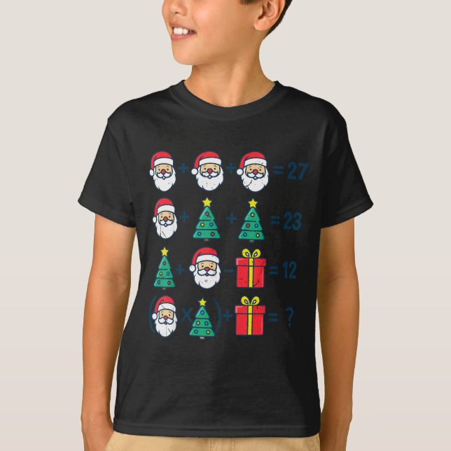 Camiseta 6 7 Order Operation Christmas Math Professor Costu (Frente)