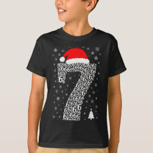 Camiseta 6 7 Seis Sete Floco de Neve Geração Z Alpha Gíria
