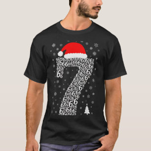 Camiseta 6 7 Seis Sete Floco de Neve Geração Z Alpha Gíria