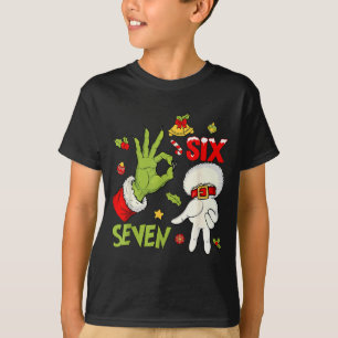 Camiseta 6 7 Seis Sete Mão Geração Z Alpha Meme Girias Nata