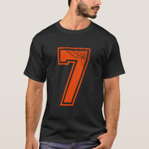 Camiseta 6 7 Teto do Dia de as Bruxas engraçado de aranha n