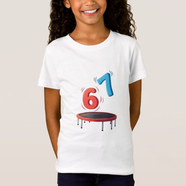 Camiseta 6 7 Trampolim (Frente)