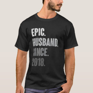 Camiseta 6 Ano De Casamento Melhor Marido Epic Sin