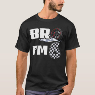 Camiseta 6 Birthday Boy Pit, Br Im 6 Anos de Ira