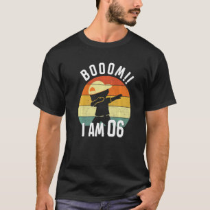 Camiseta 6 Birthday Kid Dabbing 6 Anos Outfit Boys B