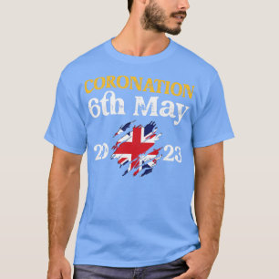 Camiseta 6 de coroação Rei Charles III maio de 2023