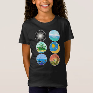 Camiseta 6 dias de criação - Professor do Genesis 1-2 Schoo