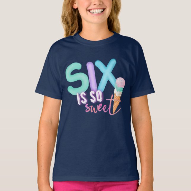 Camiseta 6 é tão doce (Frente)