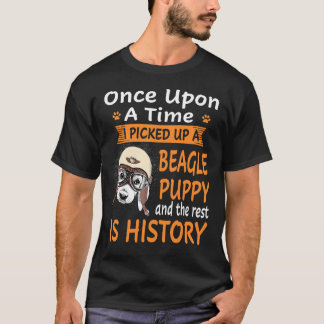Camiseta 6 Era Uma Vez - Cachorrinho Beagle