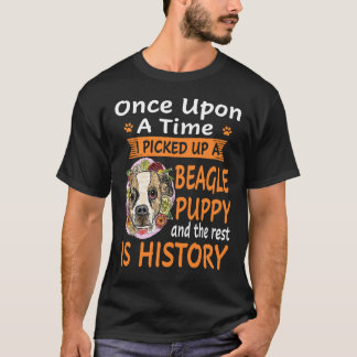 Camiseta 6 Era Uma Vez Cachorrinho Beagle