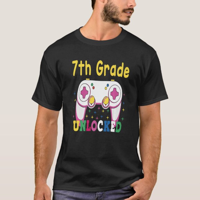 Camiseta 6 Grau Alcançado 7 de Grau Branco Desbloqueado (Frente)