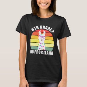 Camiseta 6 Grau Sem Prob Llama Entra De Volta À Sexta Esco