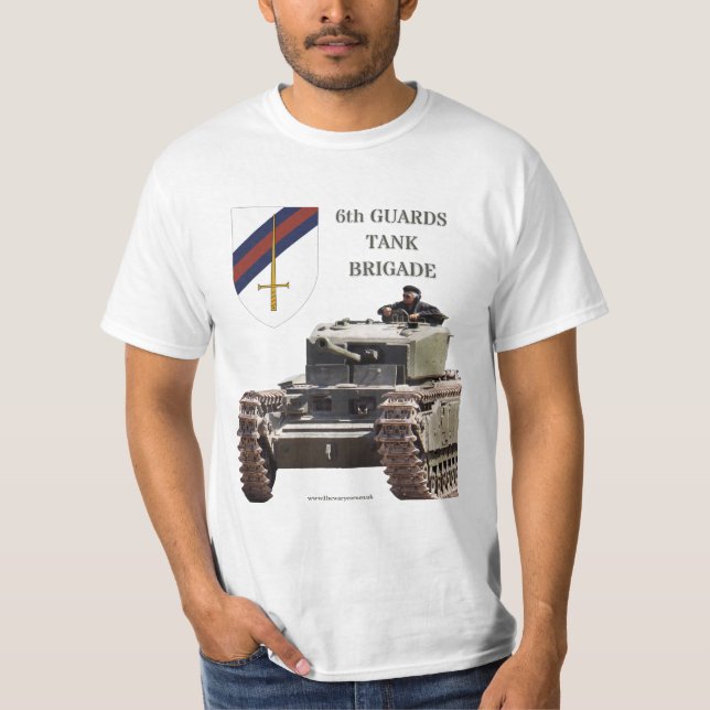 Camiseta 6 Guarda Brigada de Tanque T-Shirt (Frente)