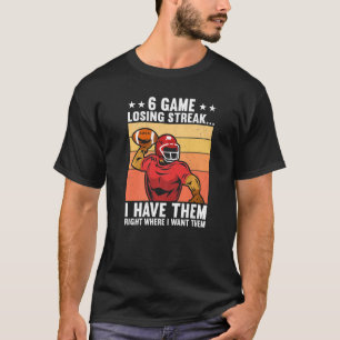 Camiseta 6 Jogo Perdendo Streak Draft Day Fantockey