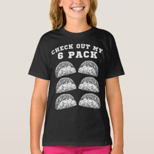 Camiseta 6 Malhações Taco Engraçado Gym Mexicano - Taco 