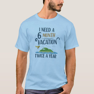 Camiseta 6 Meses de Férias