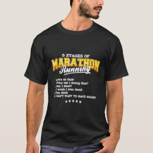 Camiseta 6 Palcos Da Maratona Com Presente Funny Runner