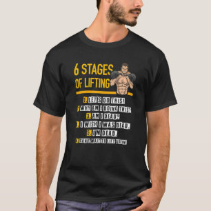 Camiseta 6 Palcos de elevação para o Powerlifter e o Bodybu