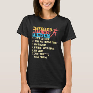 Camiseta 6 Palcos de maratona em marcha