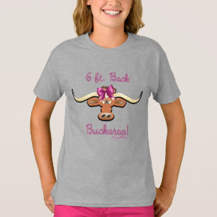 Camiseta 6 Pés Buckaroo, Vaca Longhorn
