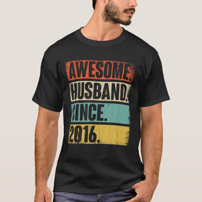 Camiseta 6 Presente De Aniversário Para Ele, Epic Husband S (Frente)