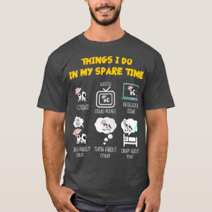 Camiseta 6 Things I Do In My Spare Time ,Farmer Funny Cow l