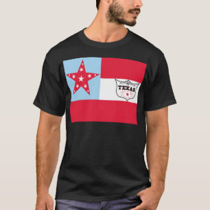 Camiseta 6o A cavalaria de Texas embandeira