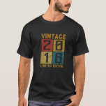 Camiseta 6Th Birthday Vintage 2016 Born In 2016 6 Yrs Old B<br><div class="desc">6Th Birthday Vintage 2016 Born In 2016 6 Yrs Old B</div>