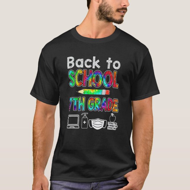 Camiseta 7º ano de volta às aulas Professor virtual do prim (Frente)