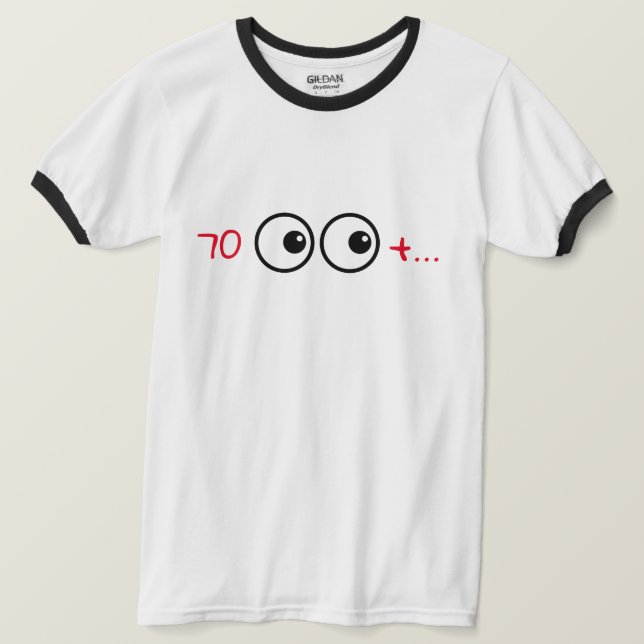 CAMISETA 70+ (Frente do Design)