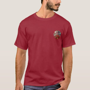 Camiseta [700] Arte sagrado do céltico - três cães