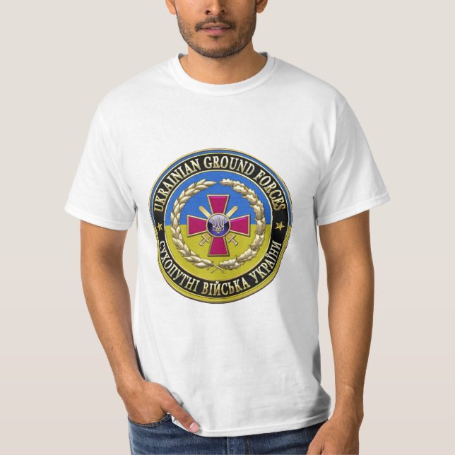 Camiseta [700] As forças de terra ucranianas [edição (Frente)
